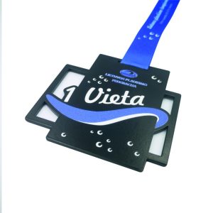 Plieninis medalis su spauda Nr.4