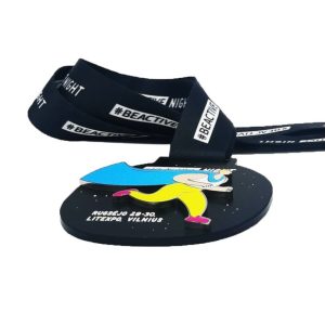 Plieninis medalis su spauda Nr.12