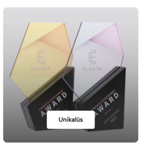 Organinio stiklo apdovanojimas ORG001